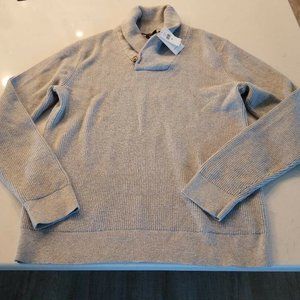 Banana Republic NWT new mens grey  Sweater sz MED